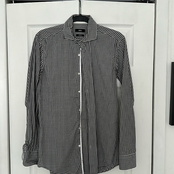 Hugo Boss. Checkered Shirt. Size US 16 - Picture 1 of 5